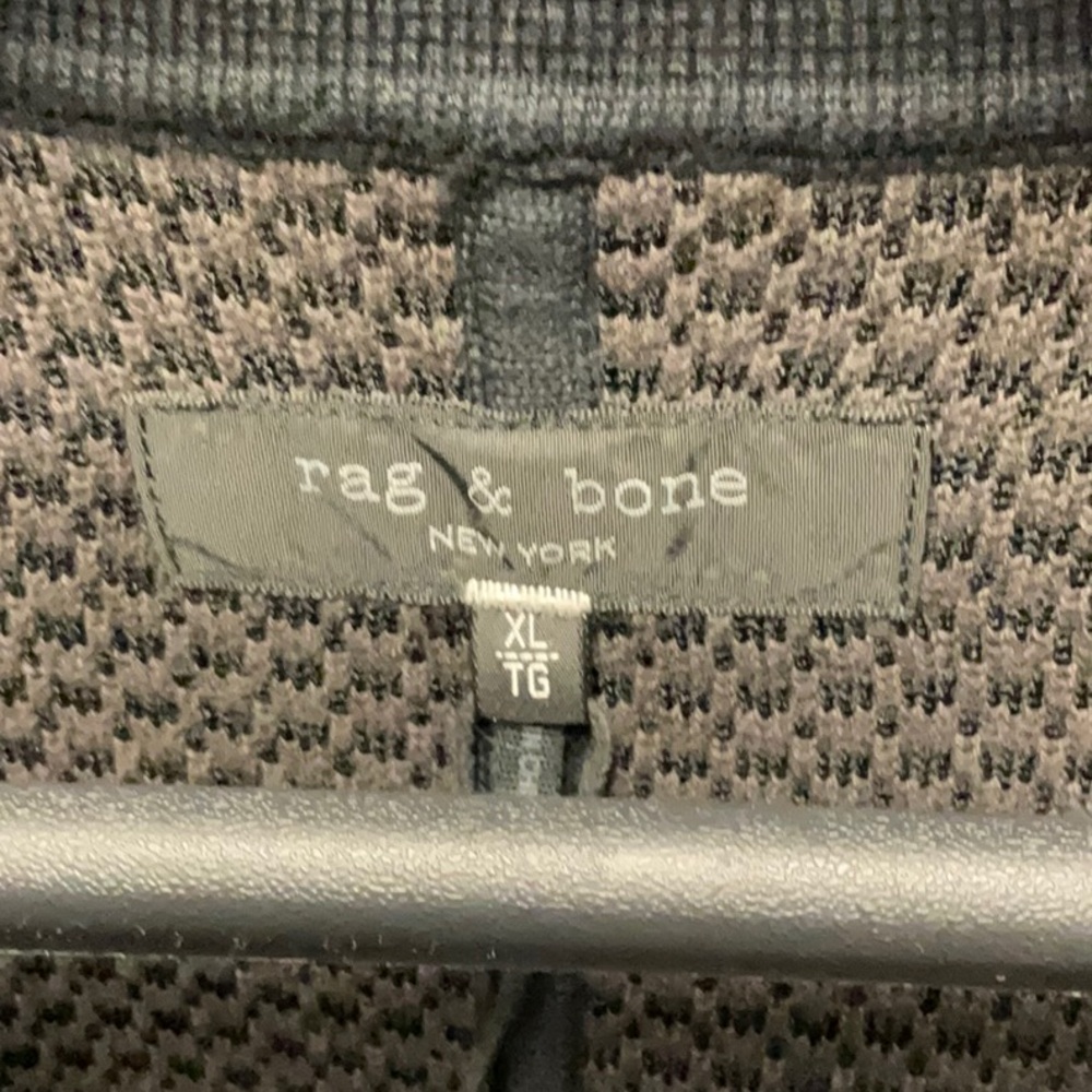 rag & bone Black and Gray Cardigan Sweater - Picture 2 of 6